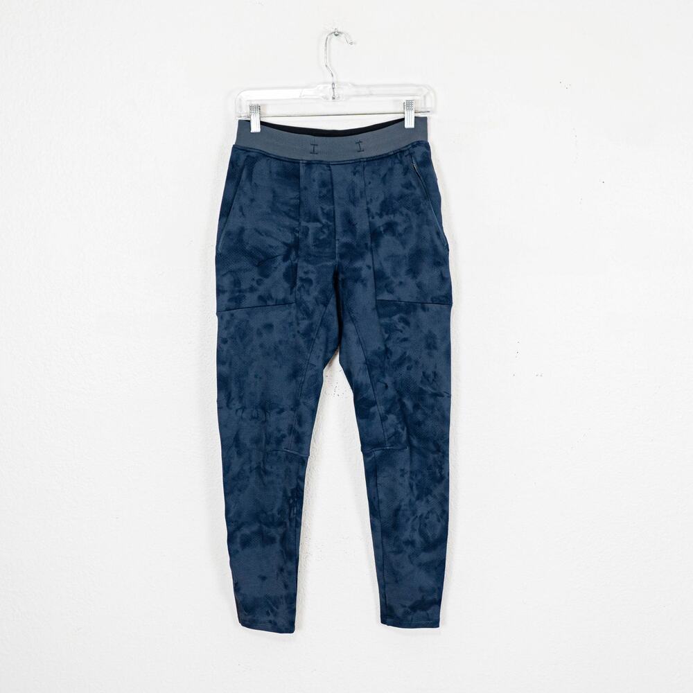 Lululemon Men's Textured Tech Pant Diamond Dye Iron Blue Navy sz Small